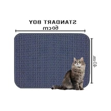 Kedi Tuvaleti Önü Kokusuz Elekli Kedi Kumu Paspası - 2'li Set 2li