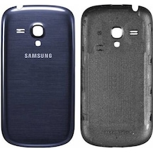 Samsung Uyumlu Galaxy S3 Mini İ8190 Arka Batarya Kapak-Mavi
