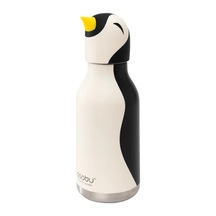 Asobu Bestie Bottle - Penguin Yalıtımlı Paslanmaz Çelik Su Şişesi, Pipetli, 460ml Çok Renkli