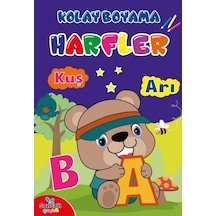 Kolay Boyama - Harfler- Sancak Çocuk