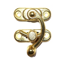 Yay Gözü, Ahşap Kutu Klipsi - Büyük 37x45 Mm, Sarı, 100 Adet Çok Renkli