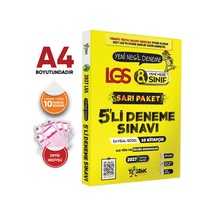 027 Lgs 8. Sınıf Deneme Paketi Yazarlar Karması Sarı Paket Tüm Konuları Kapsar Yeni Nesil Sorular