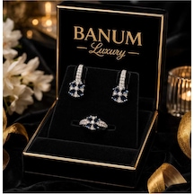 Zarif Modern 2lı Set Küpe&yüzük Diğer