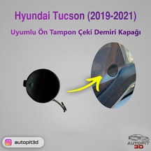 Hyundai Tucson Facelift 2019-2021 Uyumlu Ön Tampon Çeki Demiri Kapağı