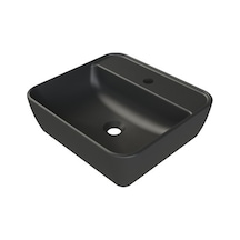 Siyah Renkli 46x42 Cm Lavabo Tasarımı 508 Yeşil
