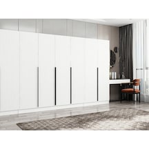 Kale Plus 8 Mebran Kapaklı 2ç Dolap Beyaz Mebran 190cm Beyaz