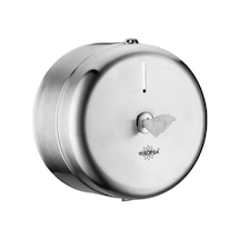Mini Cimri Paslanmaz Krom Tuvalet Kağıdı Dispenseri 210x155x215 Mm 1800 Gr Gri,474a Diğer