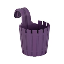 Poliwork Askılı Çit Yuvarlak Saksı 1,5 Lt 155 235 205 Mm
