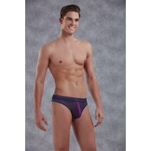 Doreanse Erkek Polyamid Lacivert Transparan Tanga String 1286