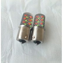 2 Adet Tek Duy 93 Tip Renkli Rgb Ledli Ampul 12v