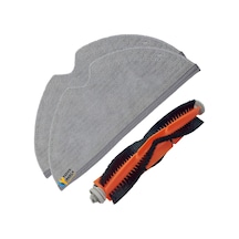 Xiaomi Uyumlu Mijia 2c Robot Süpürge Ana Rulo Fırça Mop Bezi 2 Adet