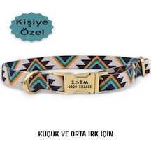 Caramelos Köpek Tasması-küçük Irk Ve Orta Irk İsimli Tasma 20 Açık Yeşil
