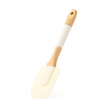 Aroww Ahşap Saplı Silikon Spatula - Asorti Çok Renkli