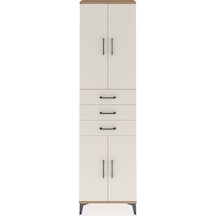 Arges Dolap 4 Raflı 3 Çekmeceli 4 Kapaklı 60x30x221 Çam-aytaşı Atlas Çam