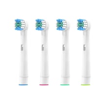 4 Adet-elektrikli Diş Fırçası Yedek Fırça Kafaları Oral B Diş Fırçası Kafaları Için Dolum Toptan Beyazlatma Diş Fırçası