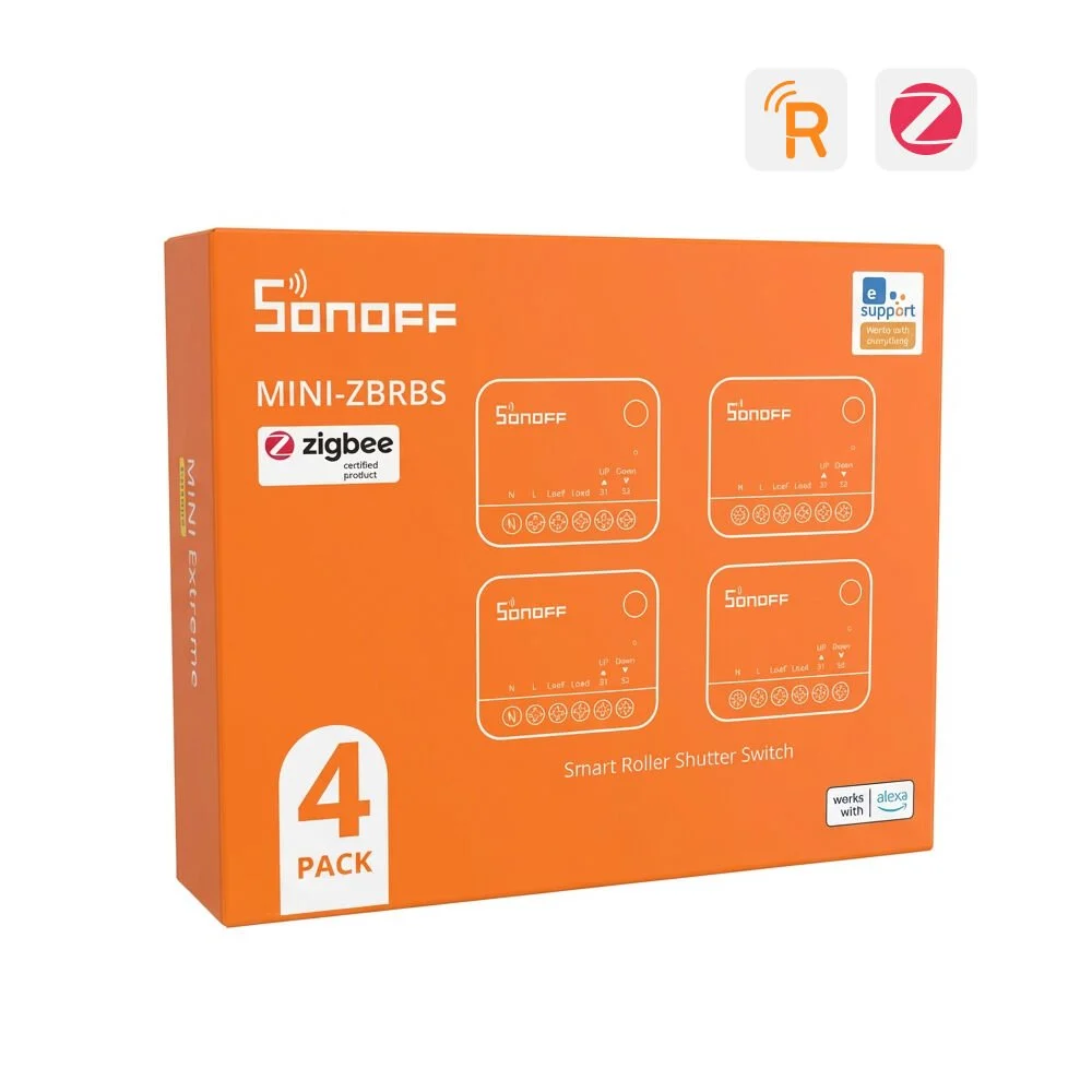 Zigbee Mini-zbrbs Akıllı Panjur Kontrol Rölesi 4 Adet -