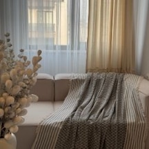Pamuklu Siyahbeyaz Koltuk Örtüsü 170x220 Siyah Beyaz