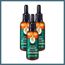 Bezos Süper Parlak Uzun Sağlam Saçlar Ve Sakallar Serumu 3adetx30 Ml Ölçeğinde Natural Agc
