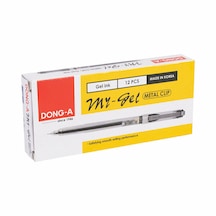 Dong-A My-Jel Kalem 0.5 Mm İğne Uçlu Siyah  12 adet