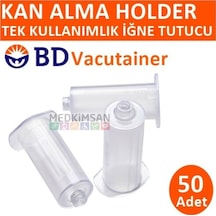 Bd Vacutainer Holder Tek Kullanımlı İğne Tutucu 50 Adet