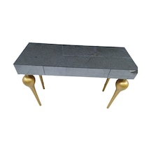 Dresuar Tombul Ayak Model Kayın Torna Mdf Tabla Parlak Gold Boya (377599327) Altın