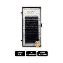 Ocean 0.10d Dramatik Kıvrım Mix Soft Eyelash Doğal İpek Kirpik 16'lı