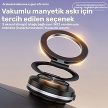 Motion003 Simli Manyetik Cep Telefonu Tutucu Araba Elektrikli Emme Kupasi Vakum İphone Uyumlu Telefon Tutucu