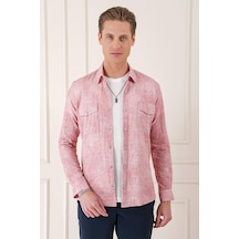 Efor Comfort Fit Yan Cep Batik Desenli %100 Pamuk Çıtçıtlı Pudra Gömlek Ceket G 1568 Pudra Efor Comfort Fit Yan Cep Batik Desenli %100 Pamuk Çıtçıtlı Pudra Gömlek Ceket G 1568 Pudra