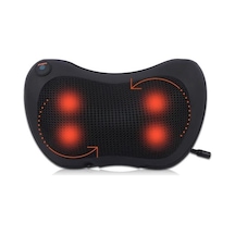 4 Kafalı Siyah Ab Tak Boyun Masaj Yastığı Shiatsu Servikal Yastık Masaj Isı Elektrikli Isıtma Geri Bel Yastığı Rulo Kafalık Arabalar Için Seyahat Gg6chf Çok Renkli