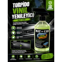 Mat-car Torpido, Trim Ve Vinil Yenileyici 500 Ml - Plastik Koruyucu Ve Parlatıcı İç Bakım Ürünüuzun Süre Kalıcı Koruma Neon Yeşil