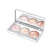 Strobing Highlighter Palette - 3'lü Fırınlanmış Aydınlatıcı Paleti 00