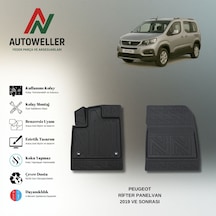 Peugeot Rifter Panelvan 2019 Sonrası Uyumlu Havuzlu Oto Paspas