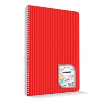 Çınar Colormaxı A4 72 Yp Kareli Pp Kapak Spiralli Defter 73002- 9 Adet Çeşitli Renk Ve Desen