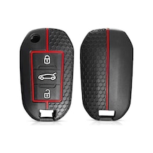 Gma Keys Peugeot 301 308 208 508 2008 3008 Citroen C3 C4 Opel Combo Bagaj Petek Desenli Anahtar Kılıfı
