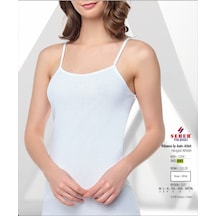 Seher Yıldızı Ribana İp Askı Atlet 6'lı Paket Skd 0061 Beyaz