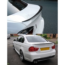 Bmw E90 Bagaj Üstü Spoiler Performans Spoyler 2005 - 2012 Parlak Siyah Boyalı