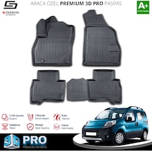 S-dizayn Peugeot Bipper 3d Pro Havuzlu Paspas 2007-2017 A+ Kalite
