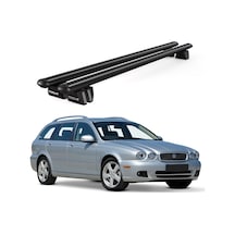 Pençe Jaguar X-type Sw 2004-2009 Uyumlu Siyah Ara Atkı Port Bagaj Tavan Barı