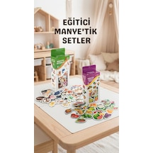 Eğitici Manyetik 30 Parça Hayvan Ve 26 Parça Sebze-meyve Seti
