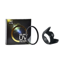Nikon D3000 D3100 D3200 18-55mm Lens Için 52mm Xs-pro Slim Uv Filtre + Yaprak Parasoley