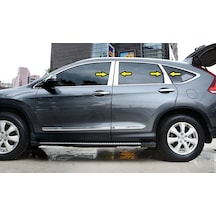 Honda Crv 2013-2016 Krom Kapı Direk Aksesuarı 6 Parça P.Çelik