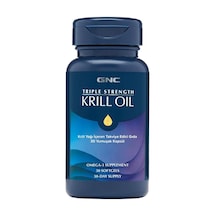 Gnc Triple Strenght Krill Oil 30 Yumuşak Kapsül
