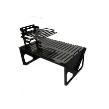 Exp-outdoor Ateş Kutusu Mangal Pratik Demonte Paslanmaz Izgara Kamp Piknik Çok Renkli