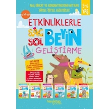 Etkinliklerle Sağ Beyin Sol Beyin Geliştirme 5-6 Yaş 6 Takım - Qhdh-760946