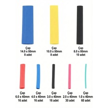 164 Parça Isı İle Daralan Makaron Seti Elektrik Kablo İzolasyon & Koruma Kılıfı, Renkli Shrink Tube Set