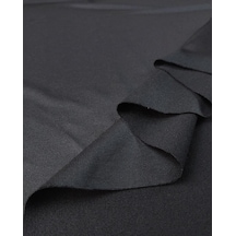 Siyah Renkte Jarse Kumaş 170x300cm-10854 Siyah