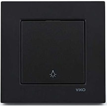 Viko Novella Siyah Light - Zil Anahtar Çerçeveli