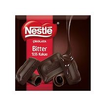 Nestle Kare Çikolata 60 G Bitter - Yoğun Lezzet 5'li Avantaj Paketi - 5 Adet Tarı