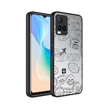 Vivo Y33s Kılıf Aynalı Desenli Kamera Korumalı Parlak Klfs Mirror Kapak - Seyahat Seyahat