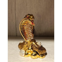 Swarovski Taşlı Yılan Mücevherlik / Dekoratif Biblo